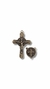 CRUCIFIXO E ENTREMEIO SÃO BENTO-OURO VELHO