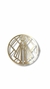 APLIQUE EM ACRÍLICO DOURADO 10CM - APARECIDA na internet