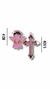 CRUCIFIXO E ENTREMEIO EM ACRÍLICO ANJINHA ROSA - comprar online