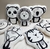 Apegos black&white - comprar online