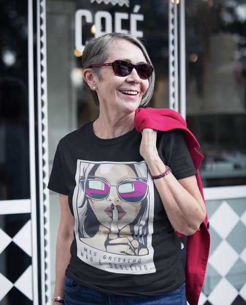 Camiseta Meu Grisalho não é desleixo