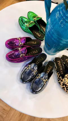 MULE GUCCI METAL NEGRO #0132/B en internet