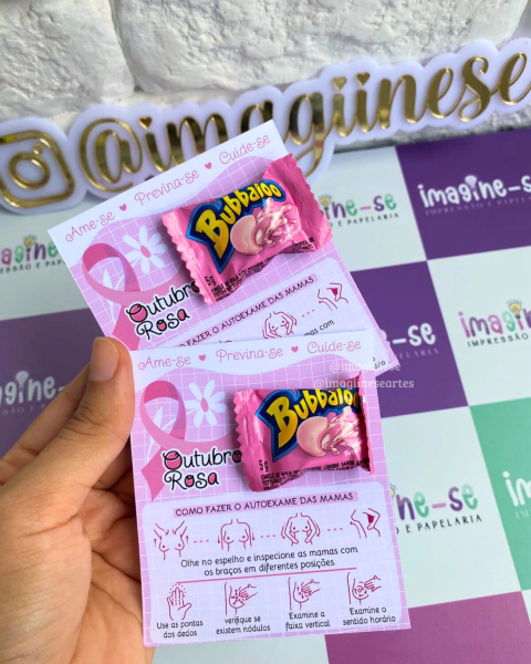 Arquivo digital _ Cartão para babalu / bubbaloo _ OUTUBRO ROSA - comprar online