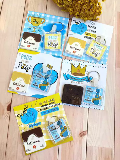 Arquivo digital _ Cartão, chaveiro e cacau show - DIA DOS PAIS