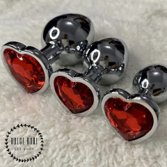 Plug anal corazon - Dolce Rubí