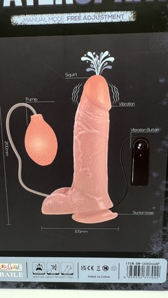 Dildo vibrador Eyaculador - Dolce Rubí