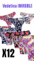 VEDETINA INVISIBLE ESTAMPADA