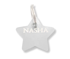 Chapita Estrellita Anodizada Color – Identificación para Perros Chicos y Medianos - Grabada en el acto - comprar online