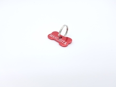 Chapita Small bone en color rojo - comprar online