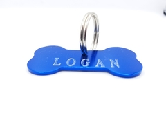 Super hueso anodizado color azul - comprar online