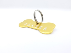 Super hueso anodizado color dorado - comprar online