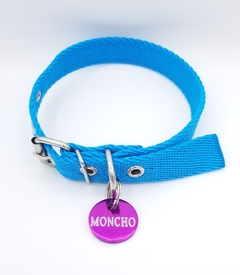 Chapita MiniRoda de color violeta+ collar a eleccion en internet
