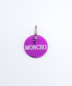 Chapita MiniRoda de color violeta - Medallas para Perros
