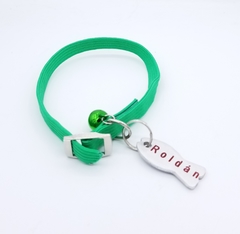 Chapita pezcat + collar verde