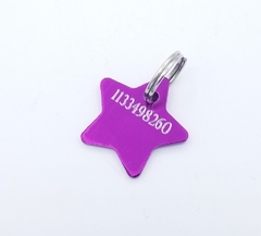Chapita estrellita color violeta en internet