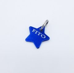 Chapita estrellita color azul en internet