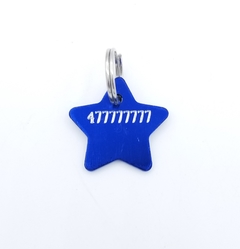 Chapita estrellita color azul - tienda online