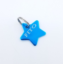 Chapita estrellita color turquesa - comprar online