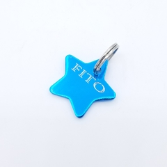 Chapita estrellita color turquesa en internet