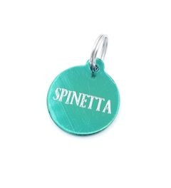 Chapita MaxiRoda de color verde - Medallas para Perros
