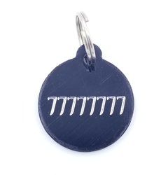 Chapita MaxiRoda de color negro - Medallas para Perros