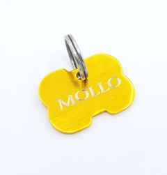 Magnus canin hueso mediano anodizado color dorado - comprar online