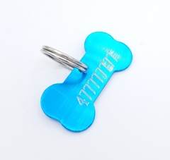 Super hueso anodizado color turquesa - tienda online