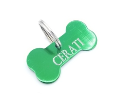 Super hueso anodizado color verde - comprar online