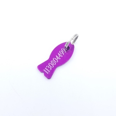 Pescadito para gatos color violeta en internet
