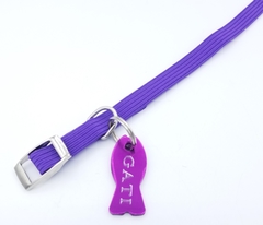 Pescadito para gatos color violeta - tienda online