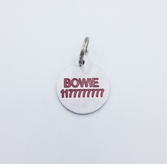 Chapita redonda Pop homenaje a Bowie - Medallas para Perros