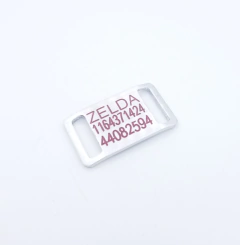 Chapita pasador para collares de 2cm de ancho + Linea Extra