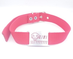 Chapita Pasador con dibujo de Labrador para collares de 3cm de ancho + collar a eleccion - Medallas para Perros