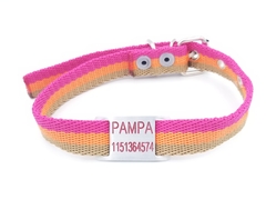 Chapita pasador para collares de 2cm de ancho + collar candy