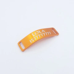Chapita pasador de gatos anodizada color naranja + collar elastizado azul en internet