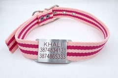 Chapita Perro Pasador Grande 3 Lineas+ Collar FRESH 3x65cm - comprar online