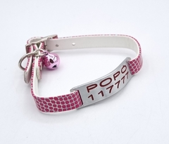 Chapitas Para Gatos Pasador + Collar De 1 Cm Rosa Funny - comprar online