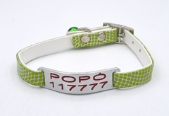 Chapitas Para Gatos Pasador + Collar De 1 Cm verde Funny