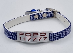 Chapitas Para Gatos Pasador + Collar De 1 Cm azul Funny