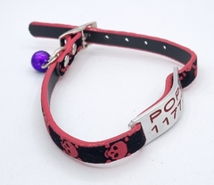 Chapitas Para Gatos Pasador + Collar De 1 Cm Skull 4 - comprar online