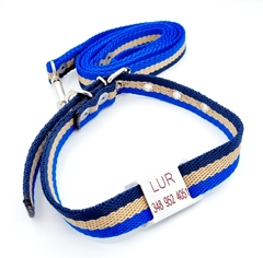 Chapita pasador para collares de 2cm de ancho + Collar + Correa EPICO - Medallas para Perros