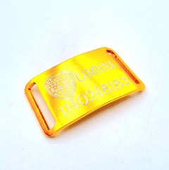 Chapita Pasador anodizado para collares de 3cm de Boca 2