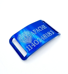 Chapita Pasador anodizado para collares de 3cm de Boca