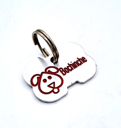 Chapita hueso mediano Pop con dibujo de Perrito - comprar online