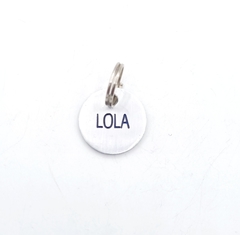 Chapita Miniroda letras en azul - comprar online