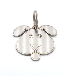 Chapita Para Perros Con Forma De Perro En Acero Inoxidable en internet