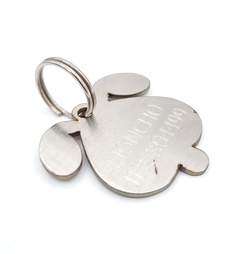 Chapita Para Perros Con Forma De Perro En Acero Inoxidable - tienda online