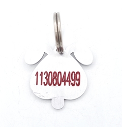 Chapita Para Perros Con Forma De Perro - Medallas para Perros