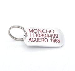 Chapita Militar Para Perros Grabada Al Frente - Medallas para Perros