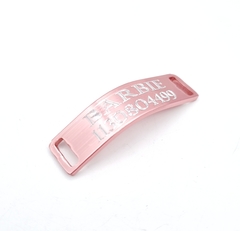 Chapita pasador de gatos anodizada color ROSA - comprar online